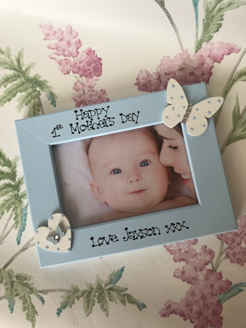 Personalised First Mothers Day Photo Wooden Picture Frame Gift Etsy UK