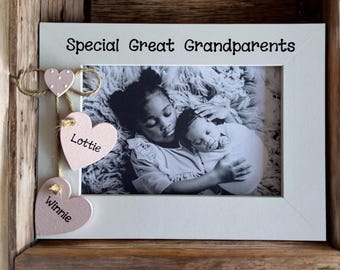 Grandparent Photo Frame, Custom Keepsake Gift, Personalised