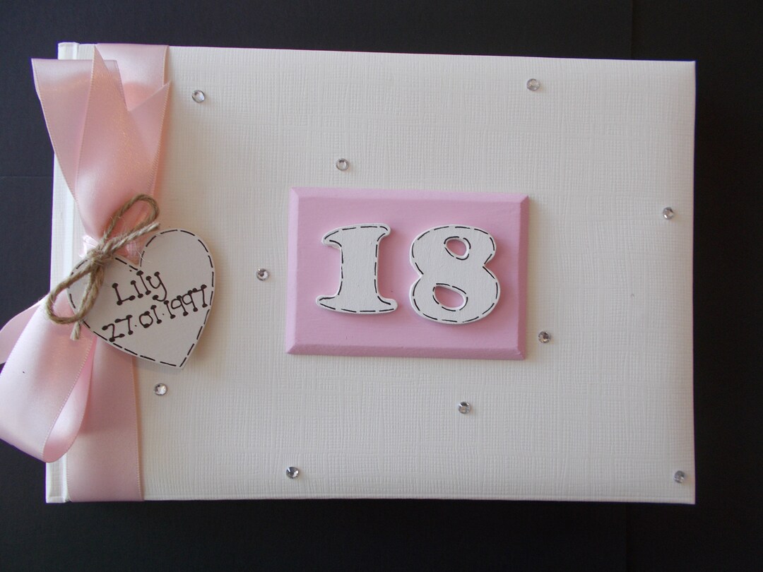 Personalised 18th Birthday Photo Album Memory Scrapbook Any - Etsy