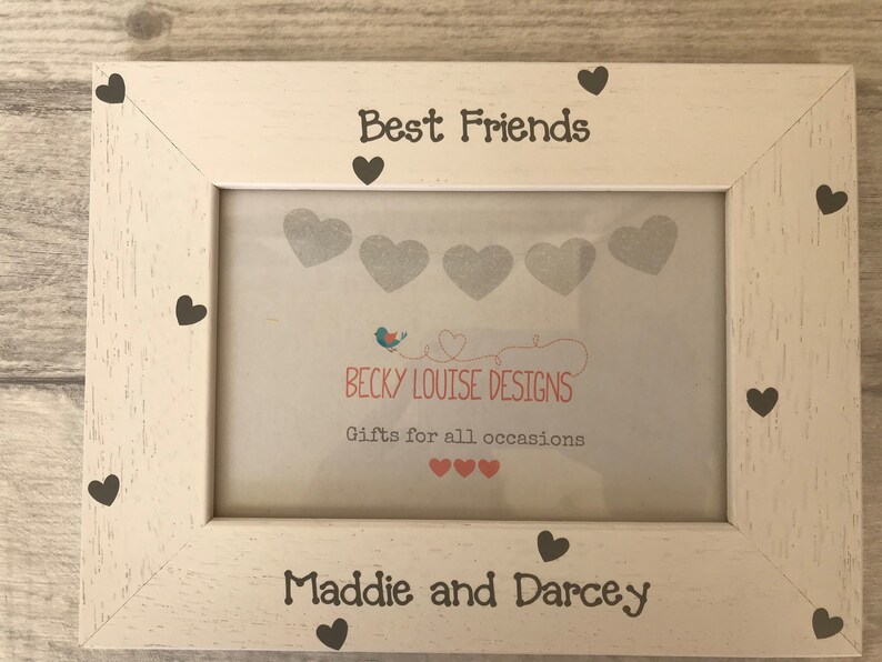 Friendship Quote Photo Frame Gift 6X4 5X7 8X6 10X8 ANY WORDING