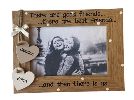 Handcrafted Personalised Best Friends Friendship Photo Picture