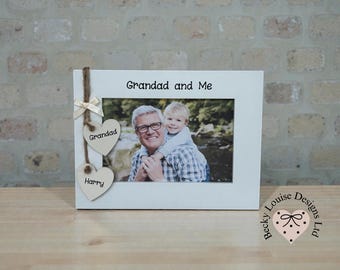 Personalised Grandad and Me Photo Frame