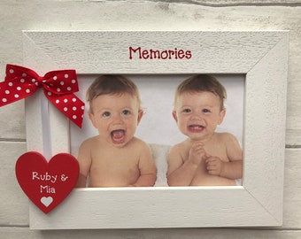 Personalised Family Memories Wooden Handcrafted Photo Frame Picture Keepsake Birthday Gift Any Wording 6x4 5x7