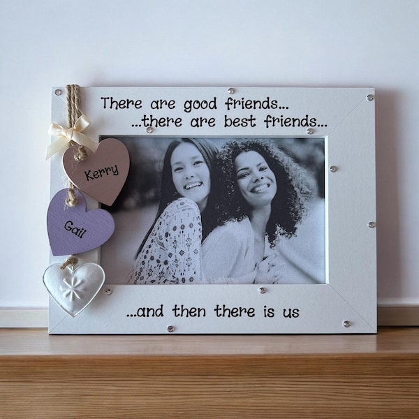 Personalized Friends Photo Frame - Custom Friendship Gift