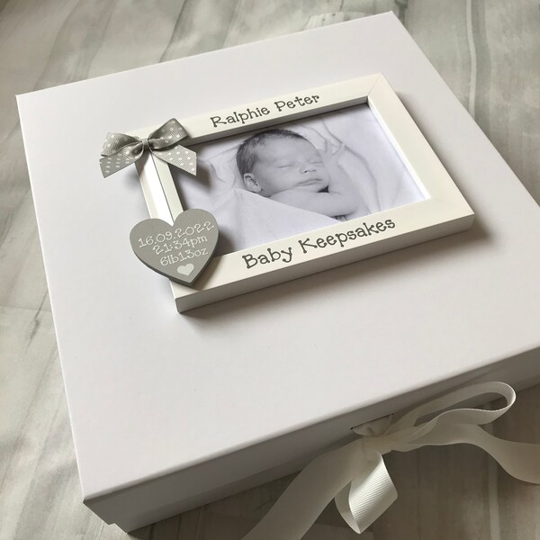 Baby Keepsake Box Etsy UK