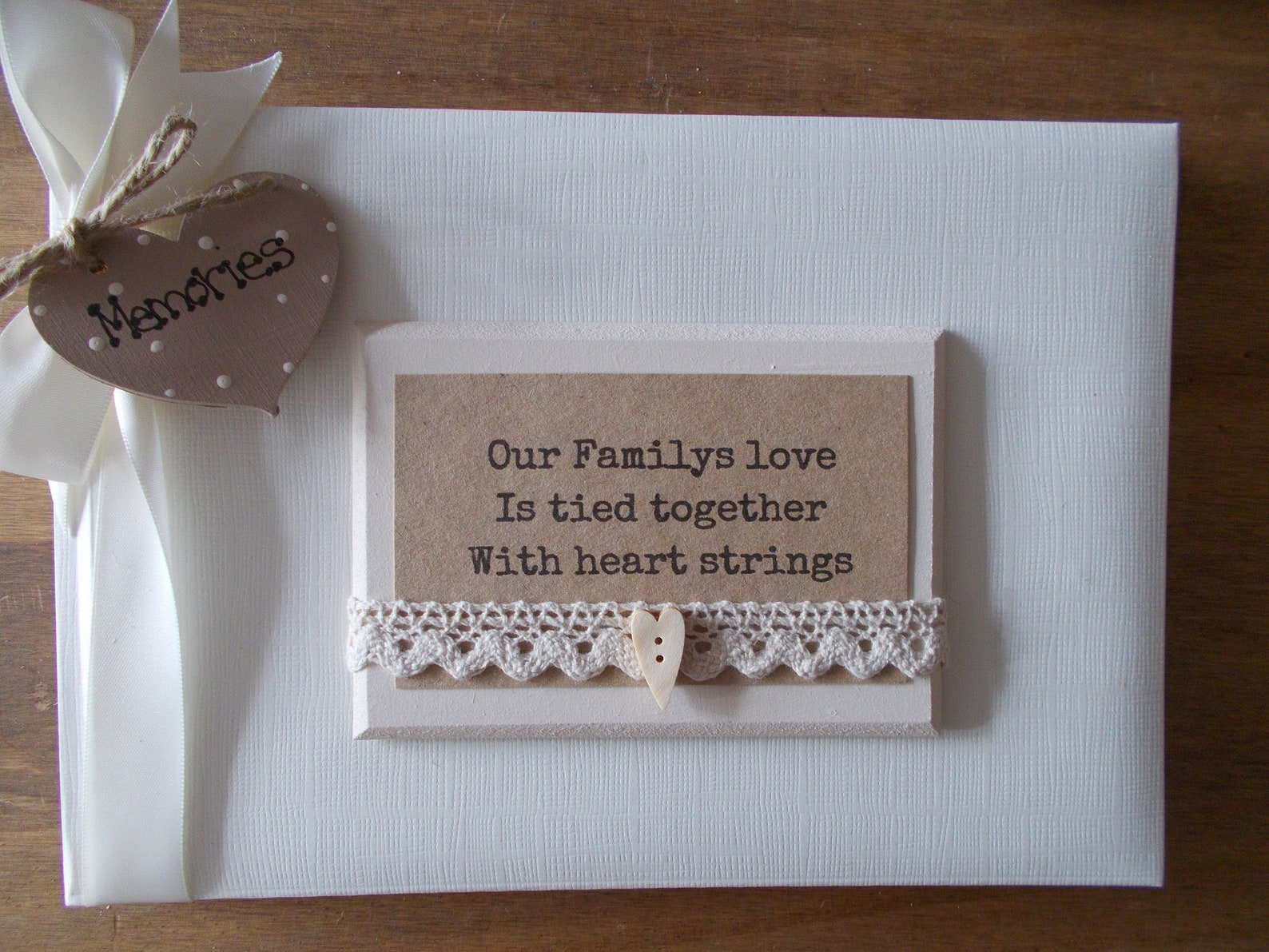 Personalised Family Memories Photo Album Memories Scrapbook Etsy New