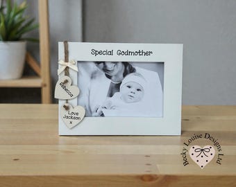 Special Godmother Personalised Photo Frame Gift