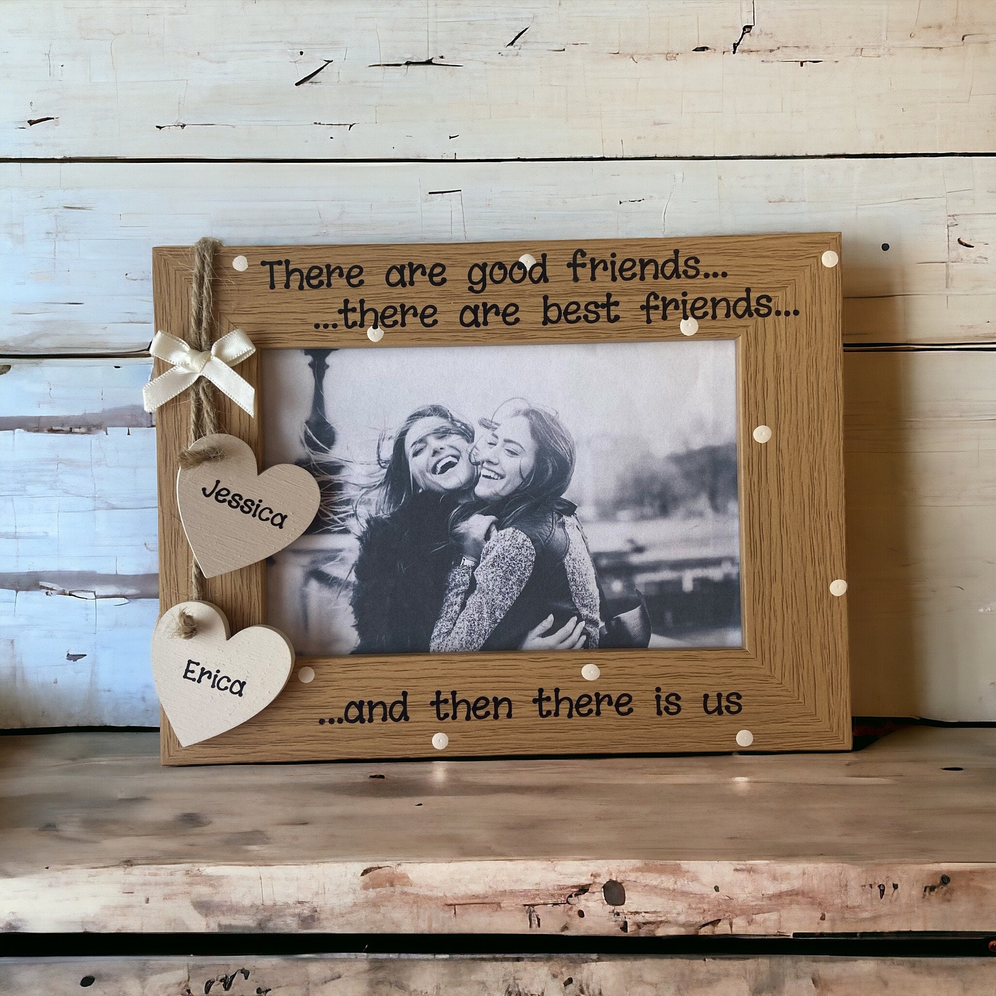 Handcrafted Personalised Best Friends Friendship Photo Picture