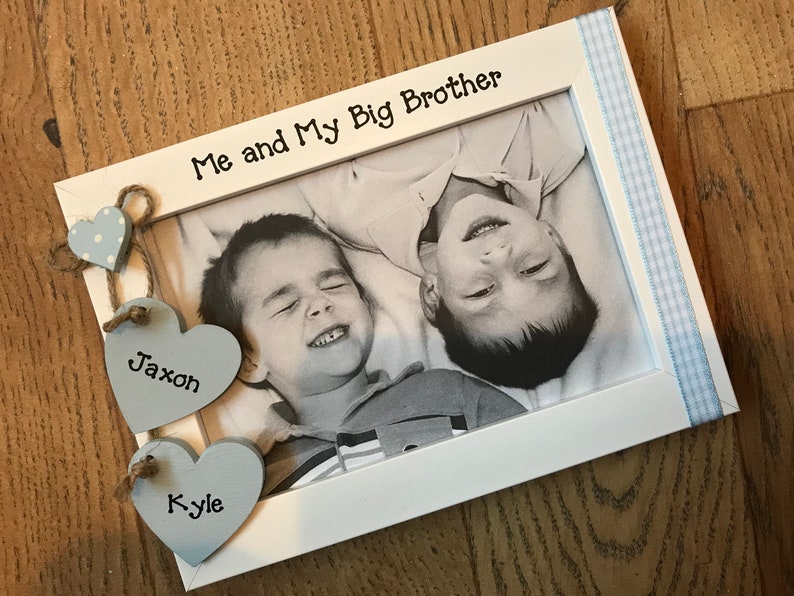 Personalised Handcrafted Me and My Big Brother Siblings Frame Etsy