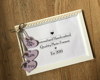 Personalised Milestone Birthday 18th 21st 30th 40th 50th 60th 70th 80th Photo Frame Picture Frame Keepsake Gift 6x4 5x7 8x6 10x8