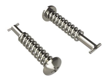 Spring Loaded Quick Turn Screws for Meshtastic Solar Node