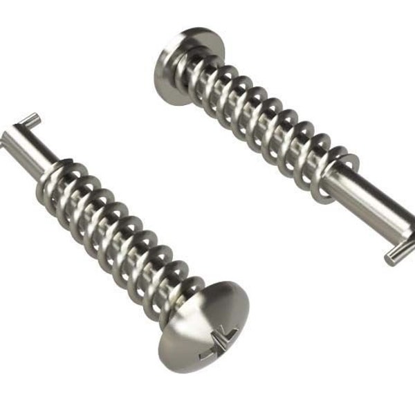 Spring Loaded Quick Turn Screws for Meshtastic Solar Node