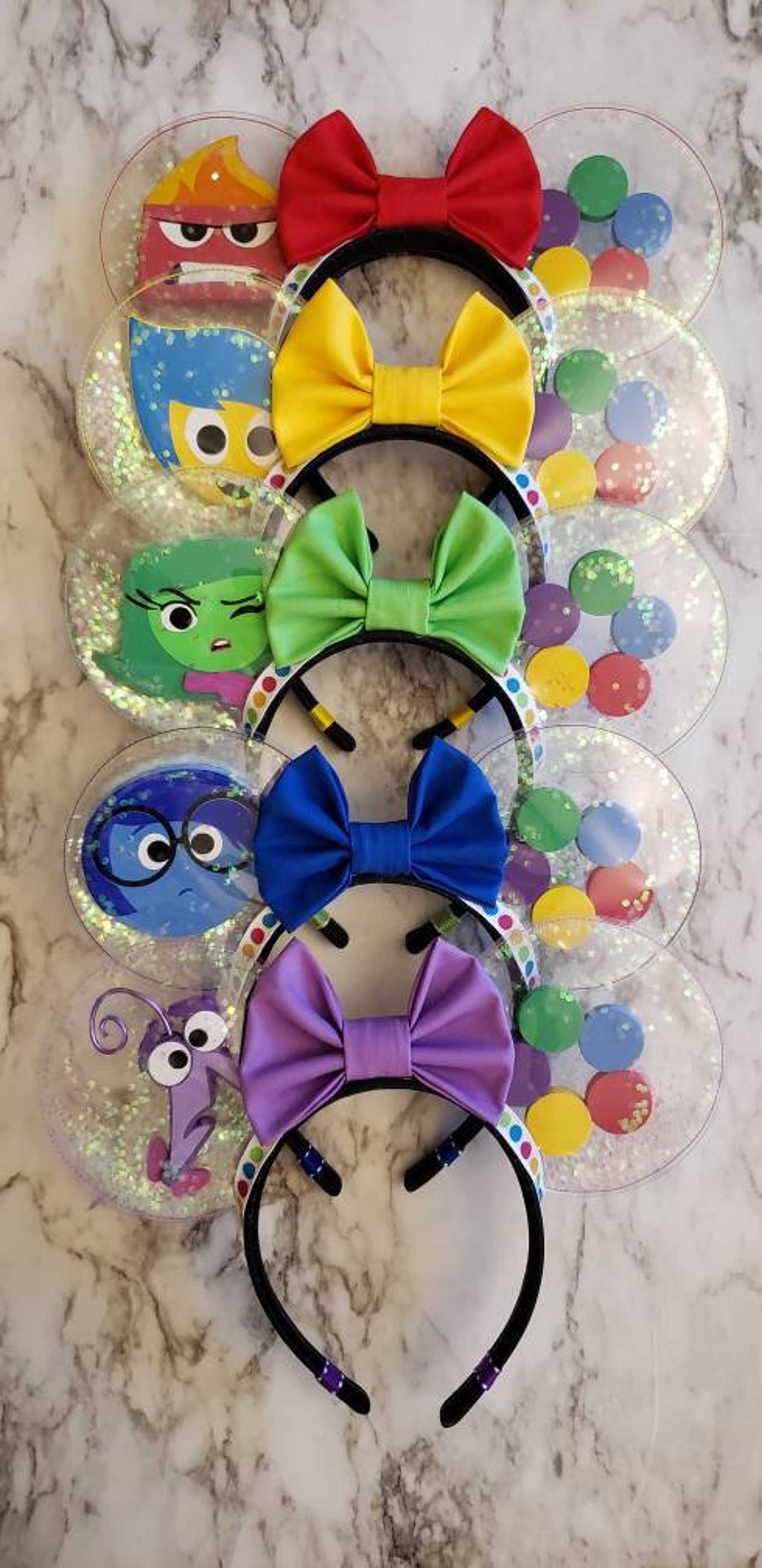 Core Memory Disney Ears Inside Out Minnie Ears Clearly | Etsy