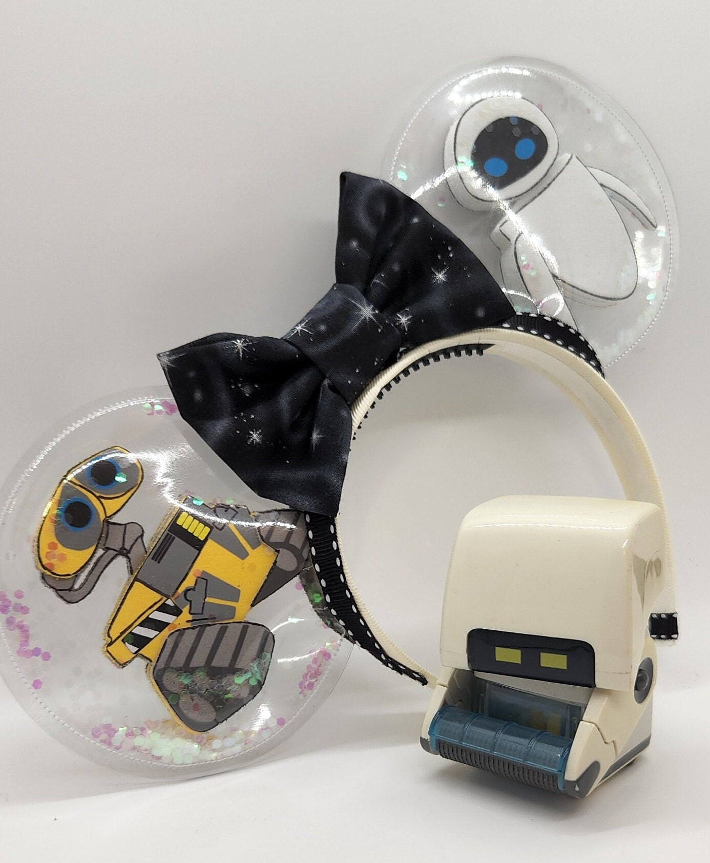 Wall-e Minnie Ears, Eve Minnie Ears, Wall-e Eve Disney 