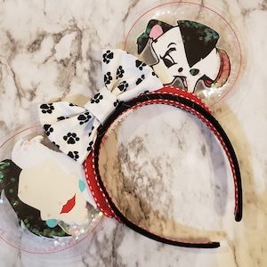 Cruella DeVil 101 Dalmatiner Minnie Ohren, Disney Bösewicht Micky Ohren