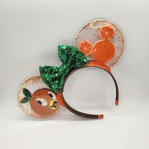 Orange bird Minnie Ears - Orange Bird Mickey ears - Florida orange bird ears - Adventureland minnie ears - disney orange bird mickey ears