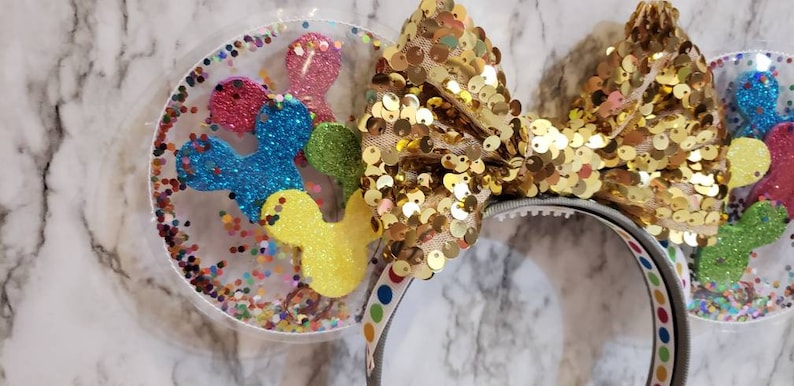 Mickey's 90th Birthday Minnie Ears  Mickey Balloon Ears  image 3