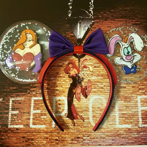 Roger Rabbit Mickey Ears - Jessica Rabbit Minnie Ears  display picture 2