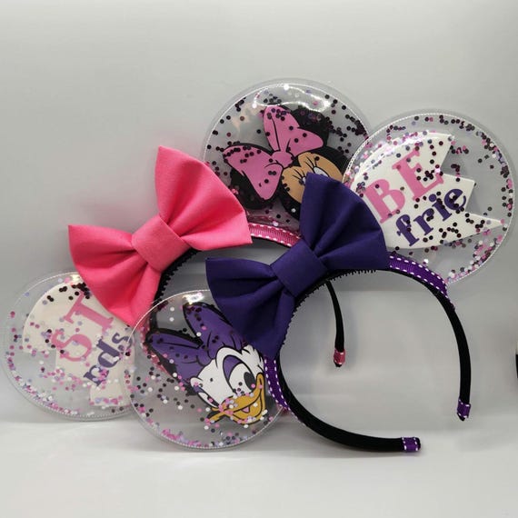 Lot-Disney Minnie Mouse (and one Daisy Duck) Bow Ears Headbands s-l400.jpg main image 4