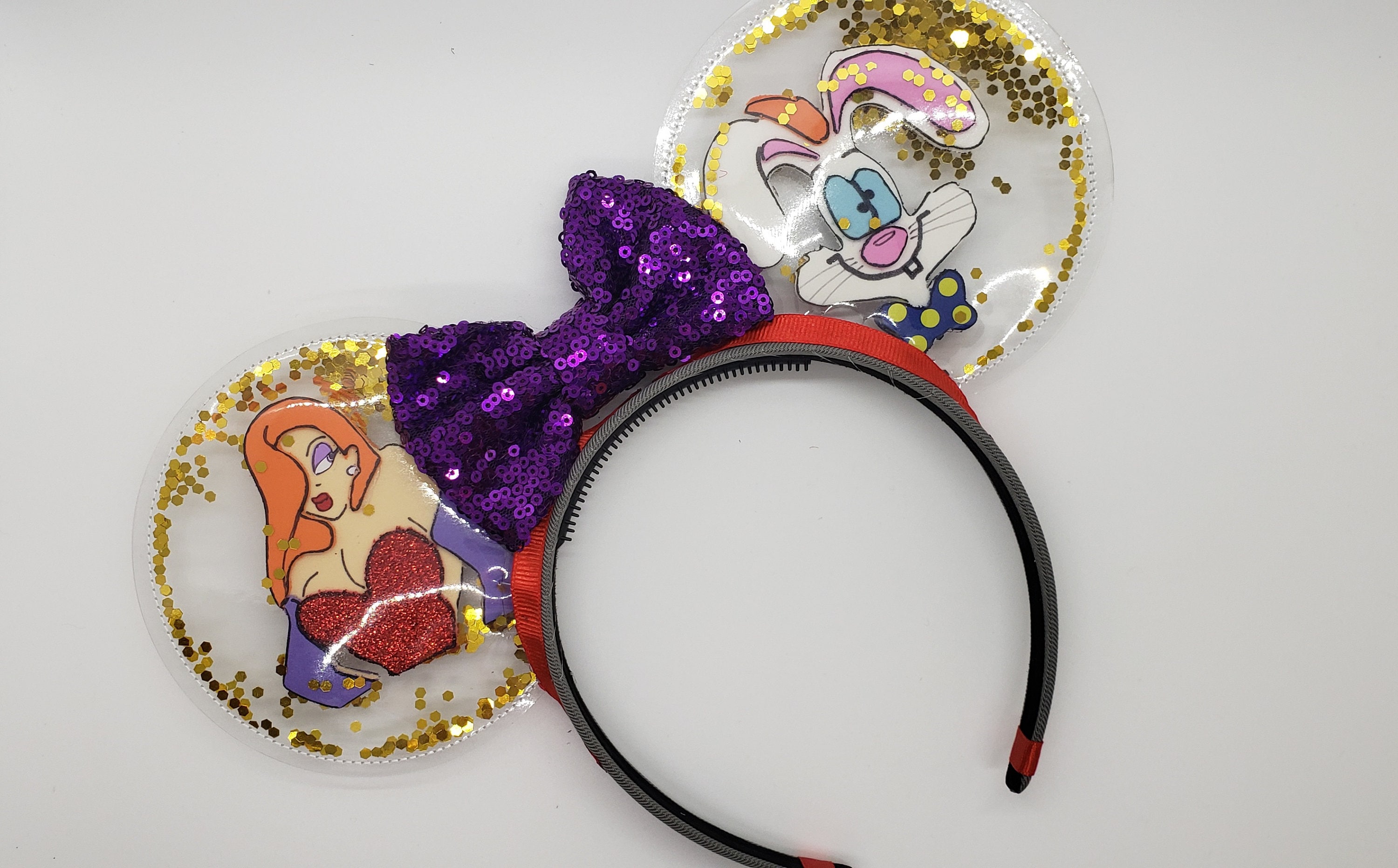 Roger Rabbit Mickey Ears - Jessica Rabbit Minnie Ears  display picture 2