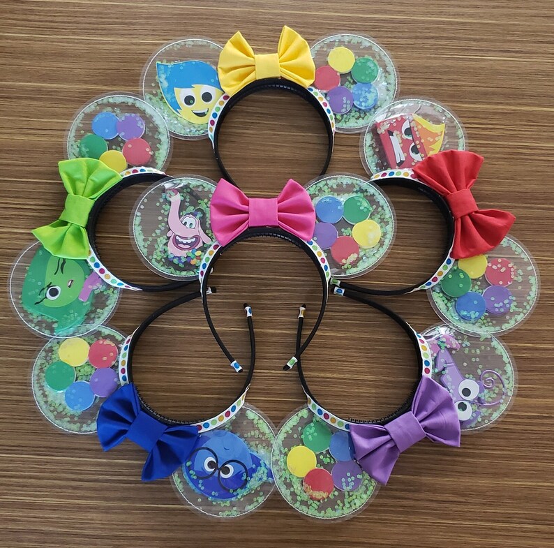 Core Memory Disney Ears Inside Out Minnie Ears Clearly - Etsy