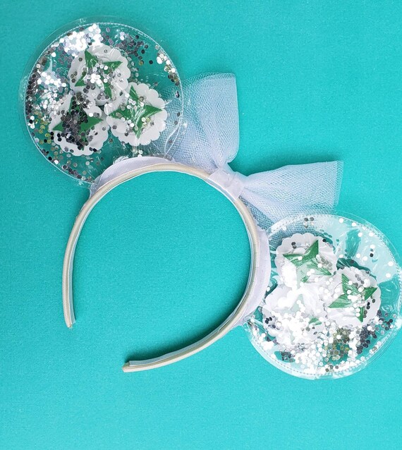 Bridal Disney Ears - Disney Bride Ears - Disney Wedding Ears  display picture 2