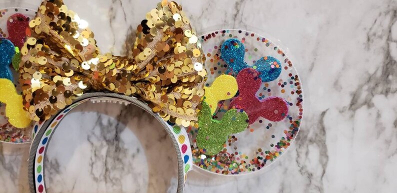 Mickey's 90th Birthday Minnie Ears  Mickey Balloon Ears  image 4