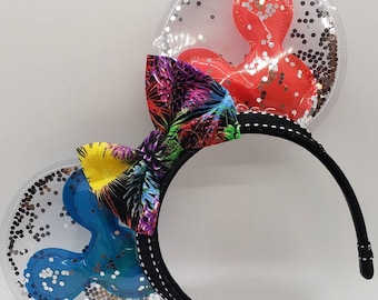 Mickey Balloon Disney ears - Clear Balloon Minnie ears - Disney Balloon ears - Mickey Balloon Minnie Ears - Clearly Magic Clear Ears -