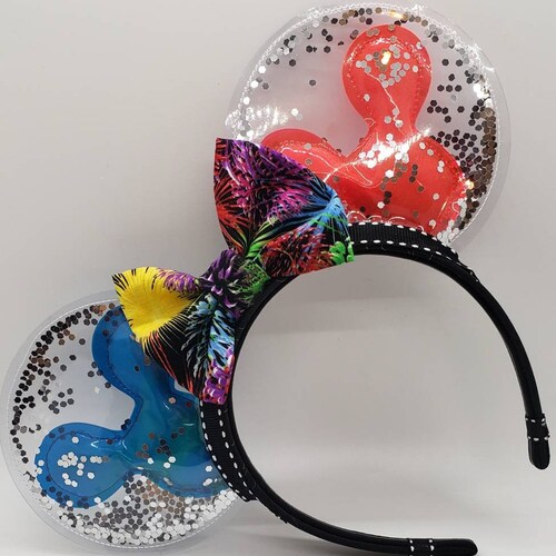 Mickey Balloon Disney ears - Clear Balloon Minnie ears - Disney Balloon ears - Mickey Balloon Minnie Ears - Clearly Magic Clear Ears -