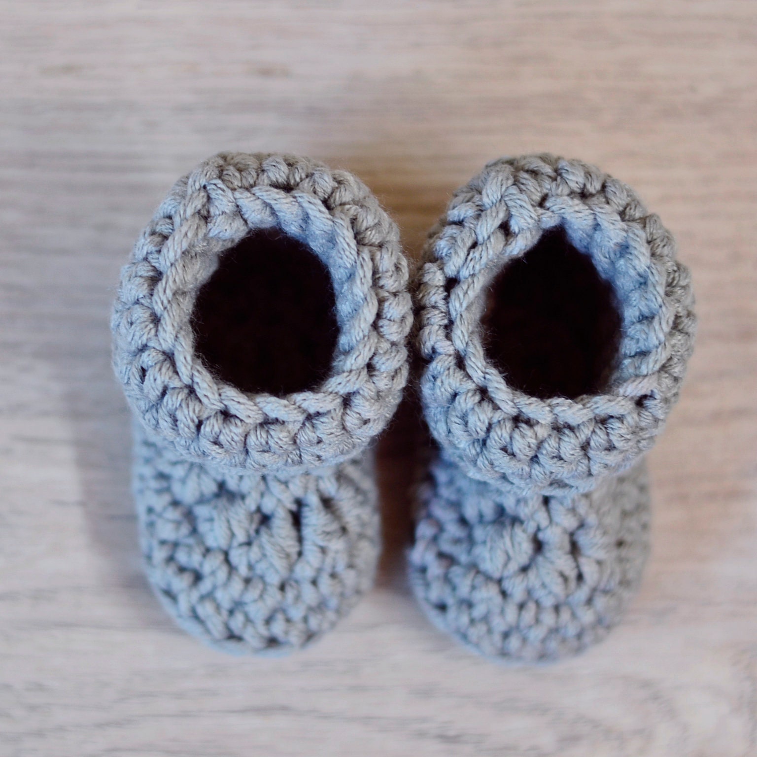 Newborn Booties Crochet Pattern Gift for Baby Easy | Etsy