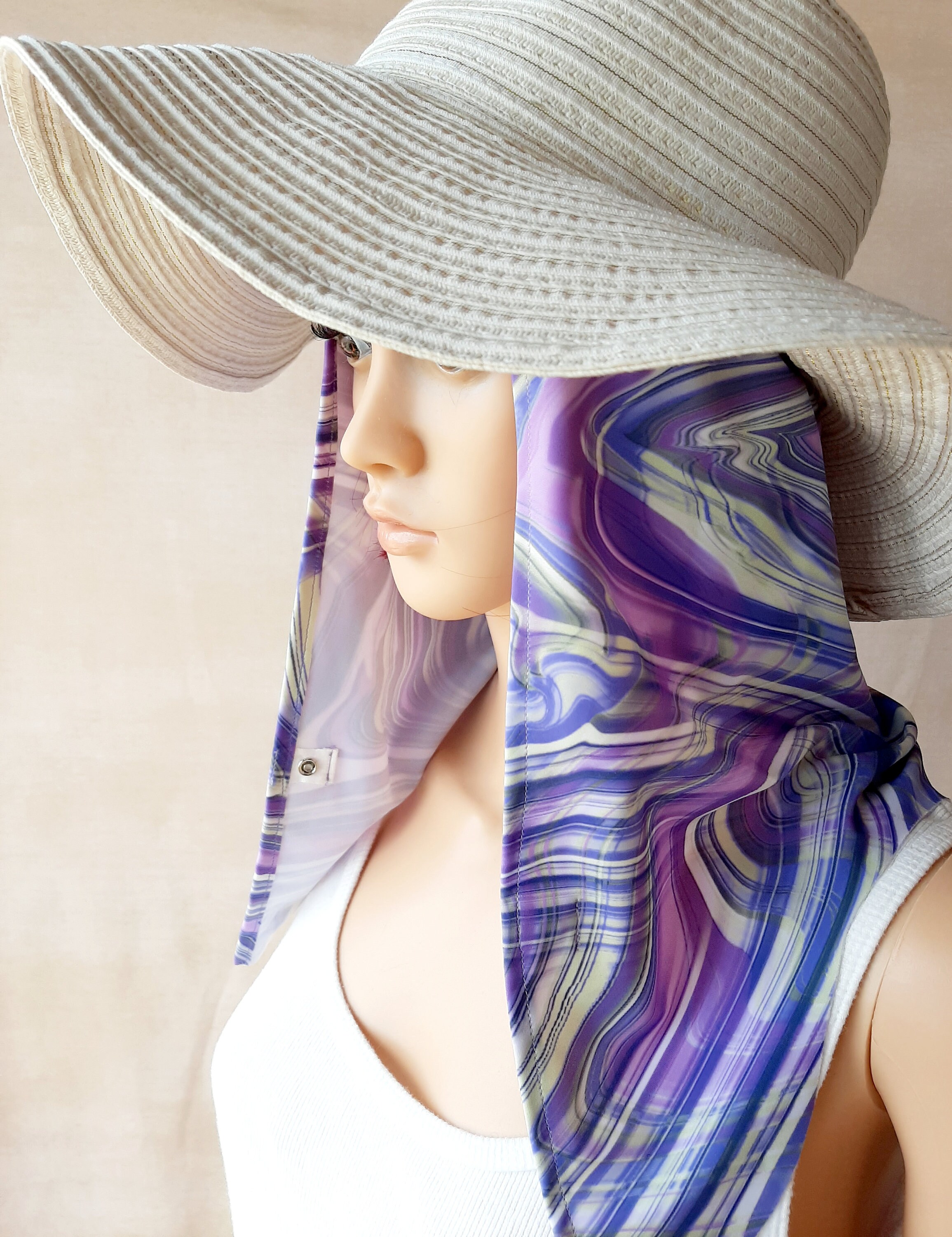 Neck Shade UPF50 cover your neck while you're out in the Etsy