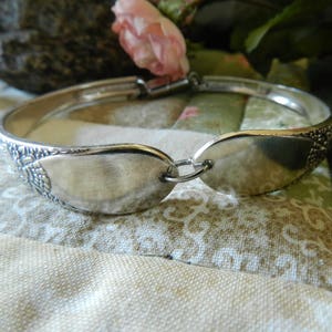 7&quot; Spoon Bracelet, Silverware Bracelet, Silverware Jewelry, Bracelet, Flatware Jewelry, Silver Plated Jewelry (B37)