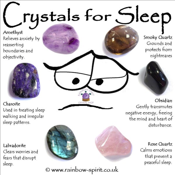 Kristall Set zur Schlafunterstützung