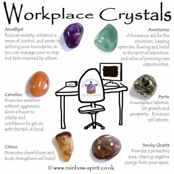 Arbeitsplatz Kristall Set
