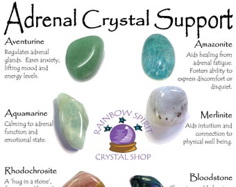 Adrenal Support Crystal Set