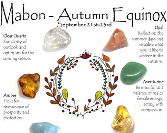 Autumn Equinox Mabon Crystal Set