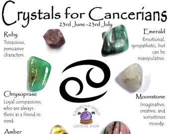 Crystals For Cancer Etsy