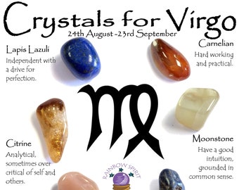 Virgo Birthstones Crystal Set