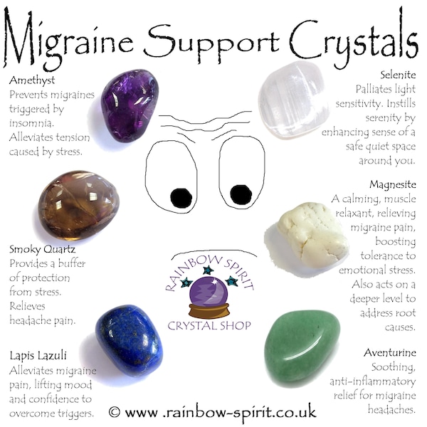 Migraine Support Crystal Set