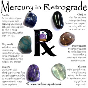 Mercury in Retrograde Crystal Set