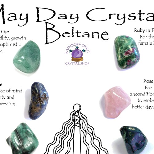 May Day Beltane Crystal Set - Etsy UK