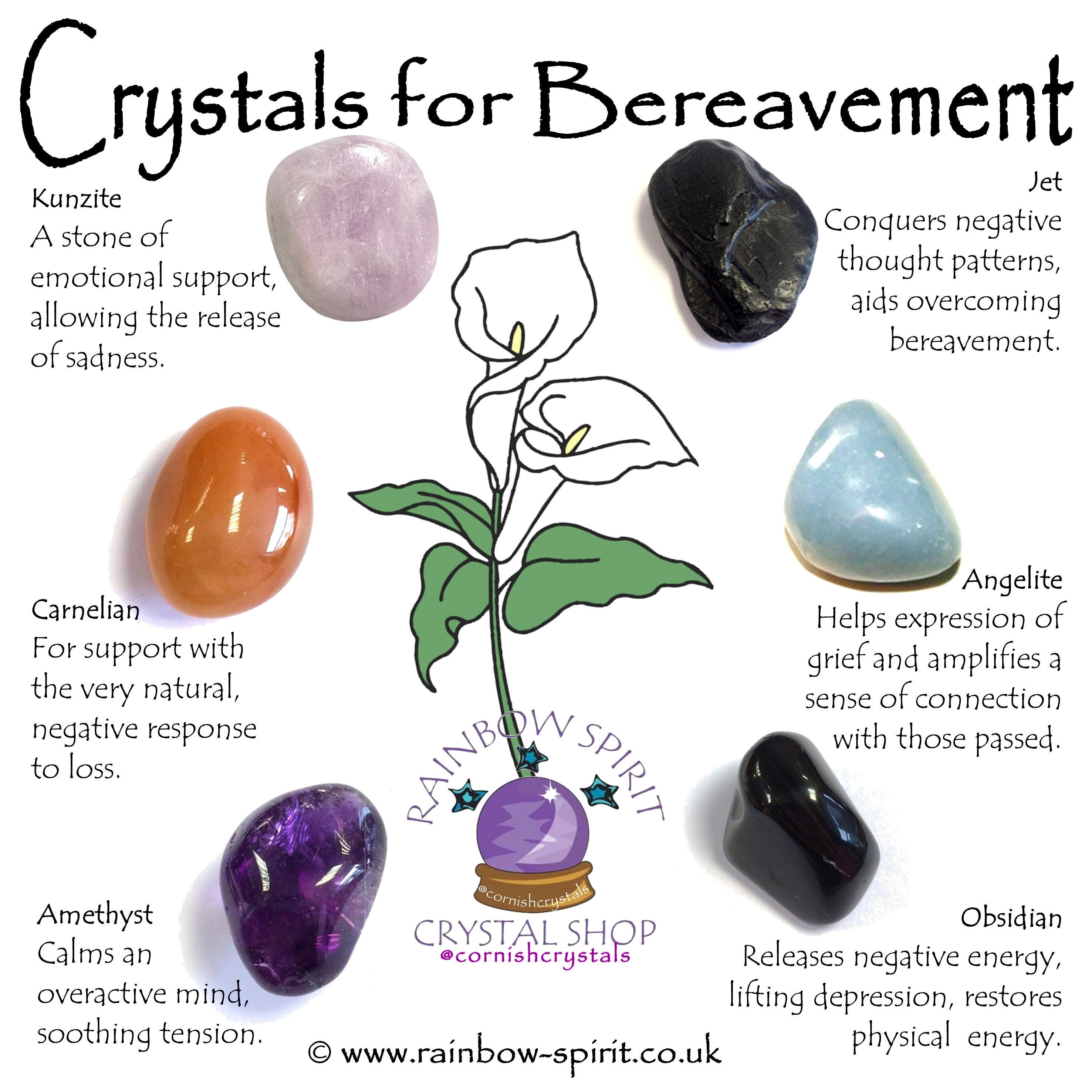 Crystal Set for Bereavement - Etsy