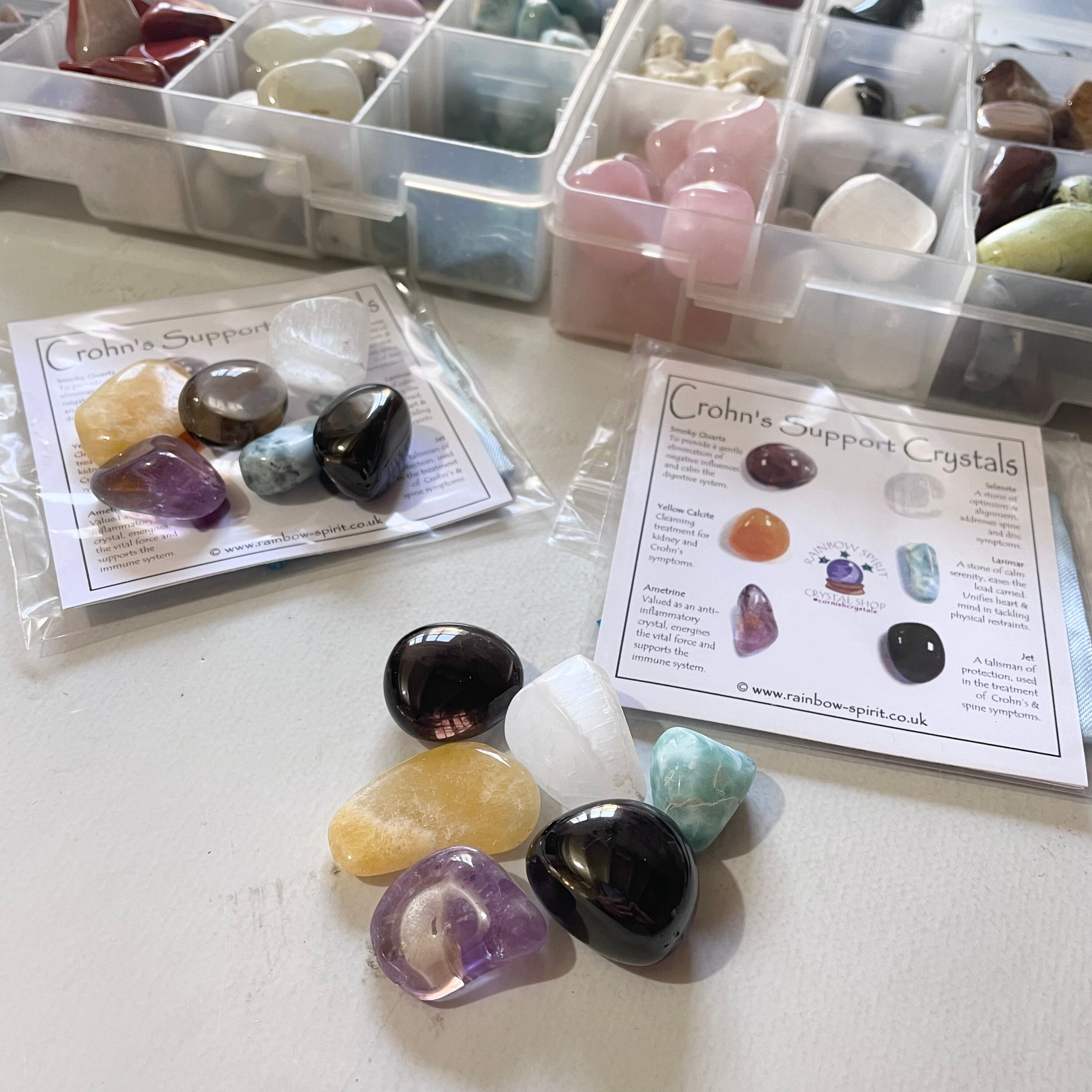 Crohn’s Support Crystal Set - Etsy