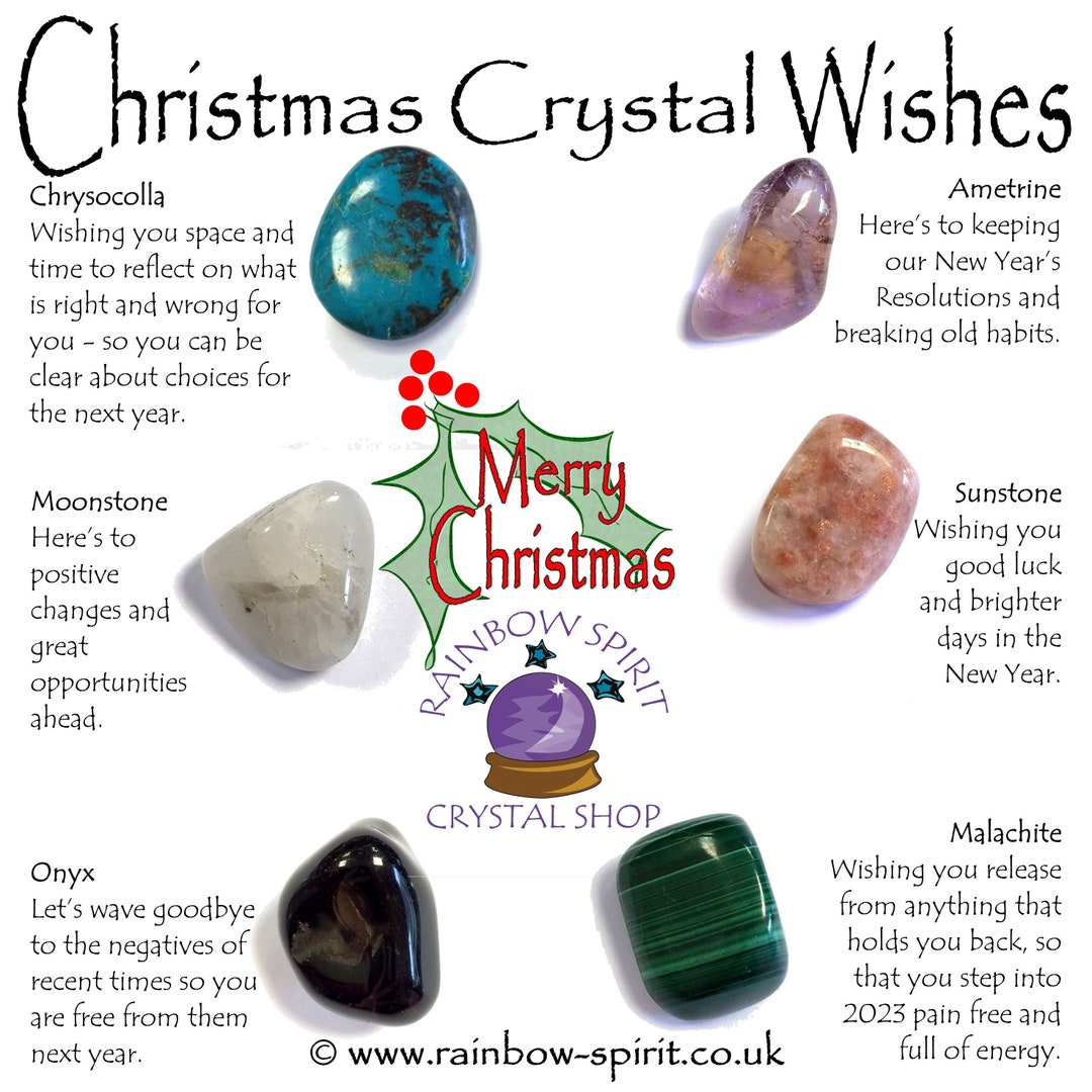 Christmas Crystal Set Etsy