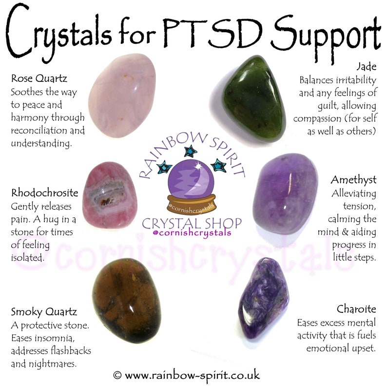 PTSD Support Crystal Set - Etsy
