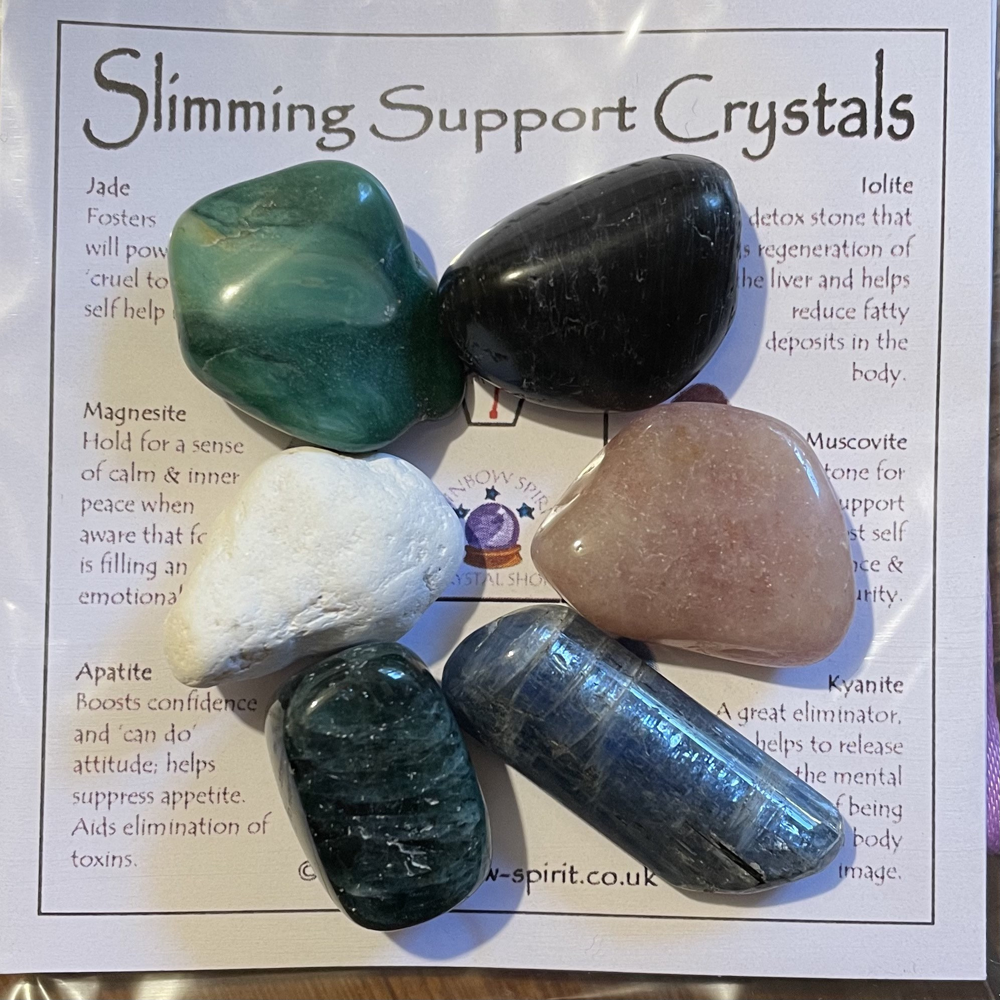 Slimming Support Crystal Set - Etsy UK