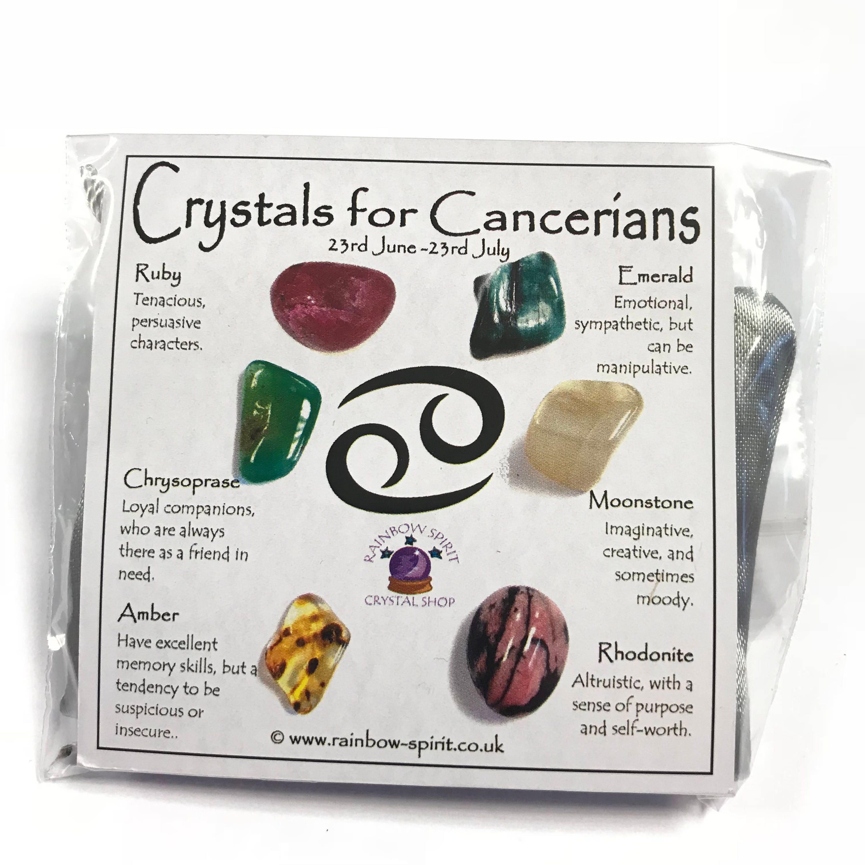 Cancer Birthstones Crystal Set Etsy