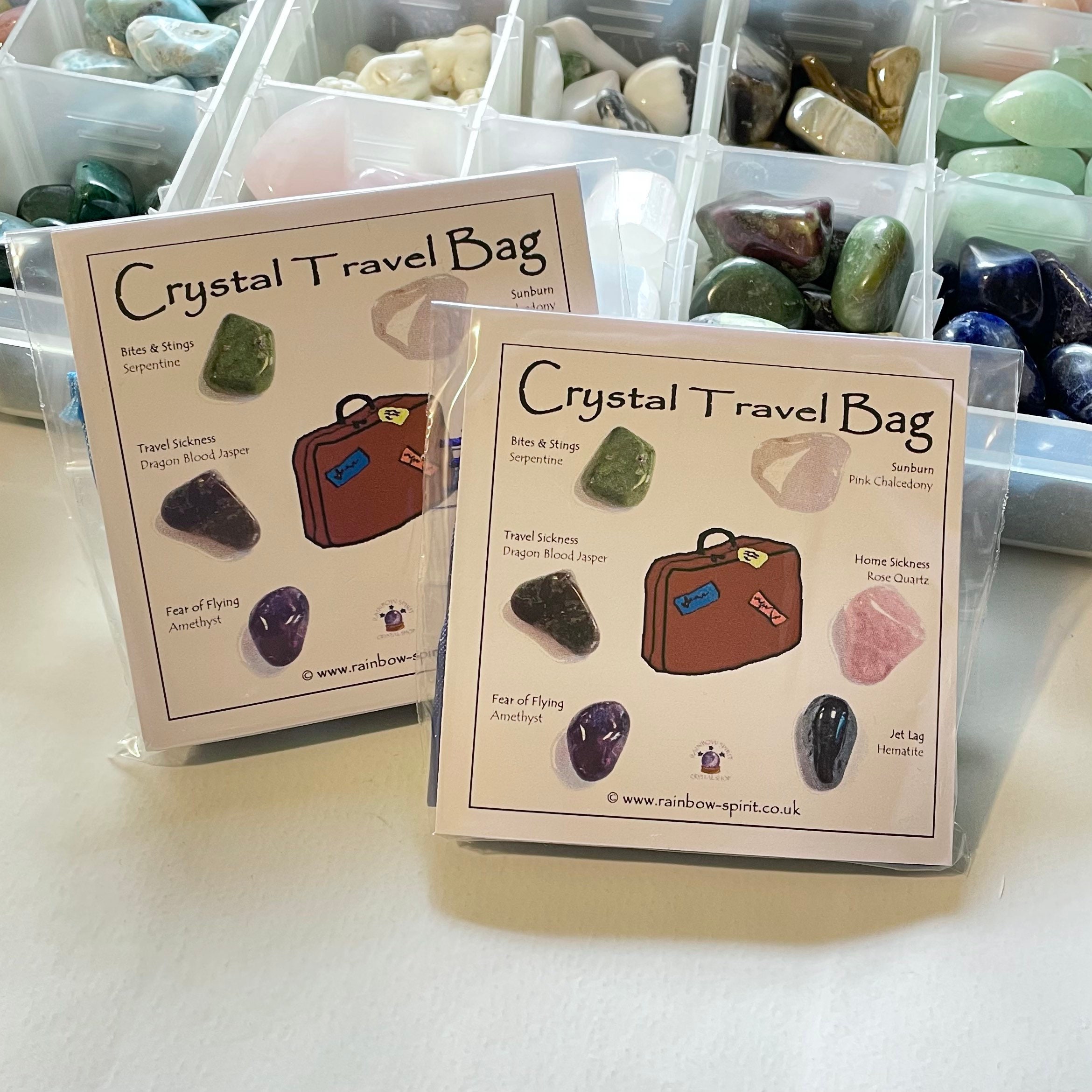Travel Bag Crystal Set - Etsy