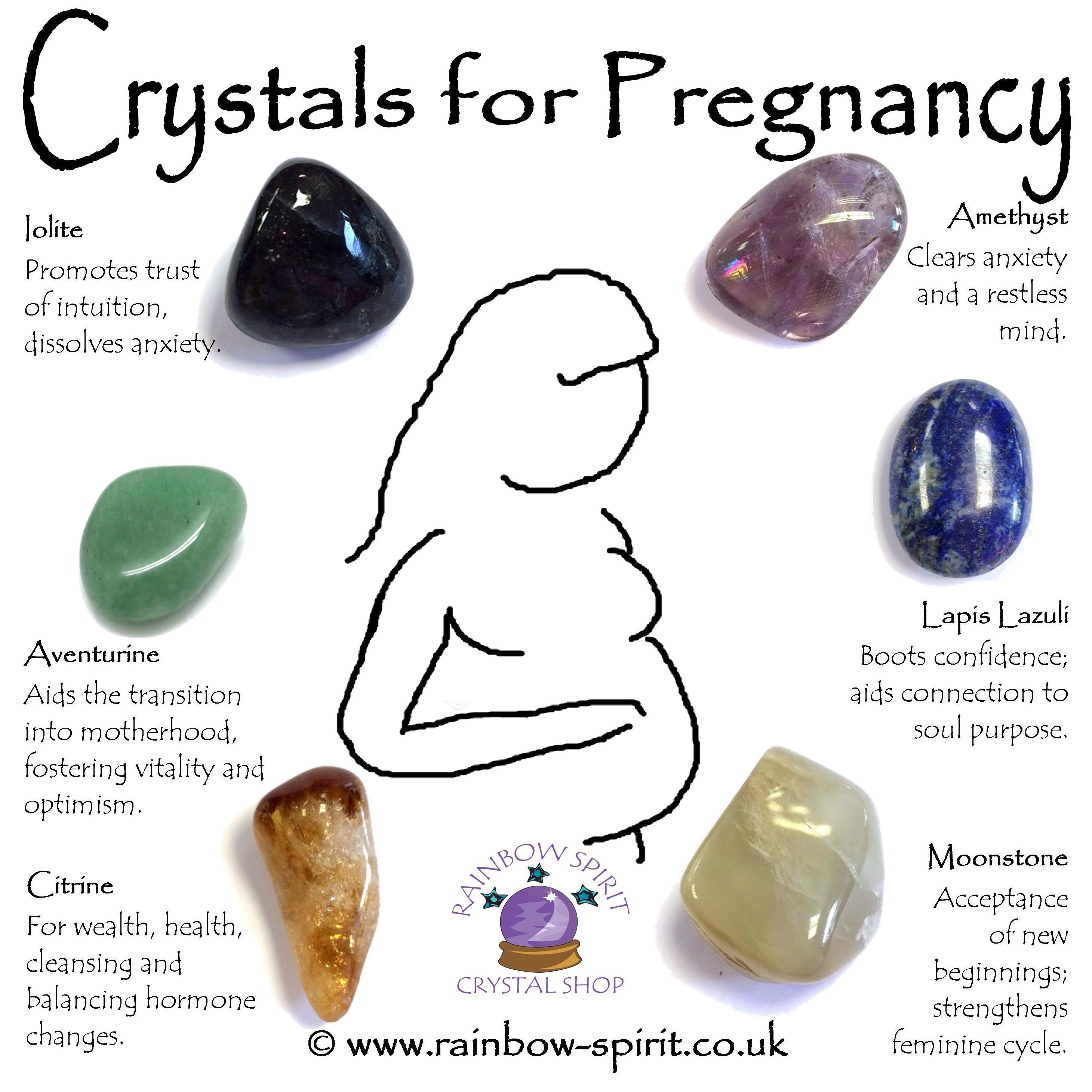 Crystal Set for Pregnancy Etsy UK