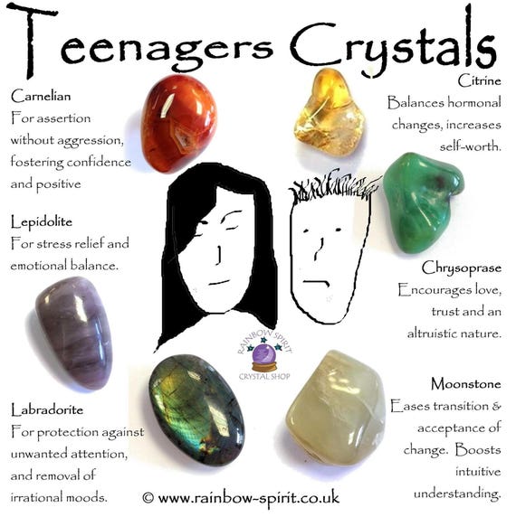 Crystal Set for Teenagers Etsy